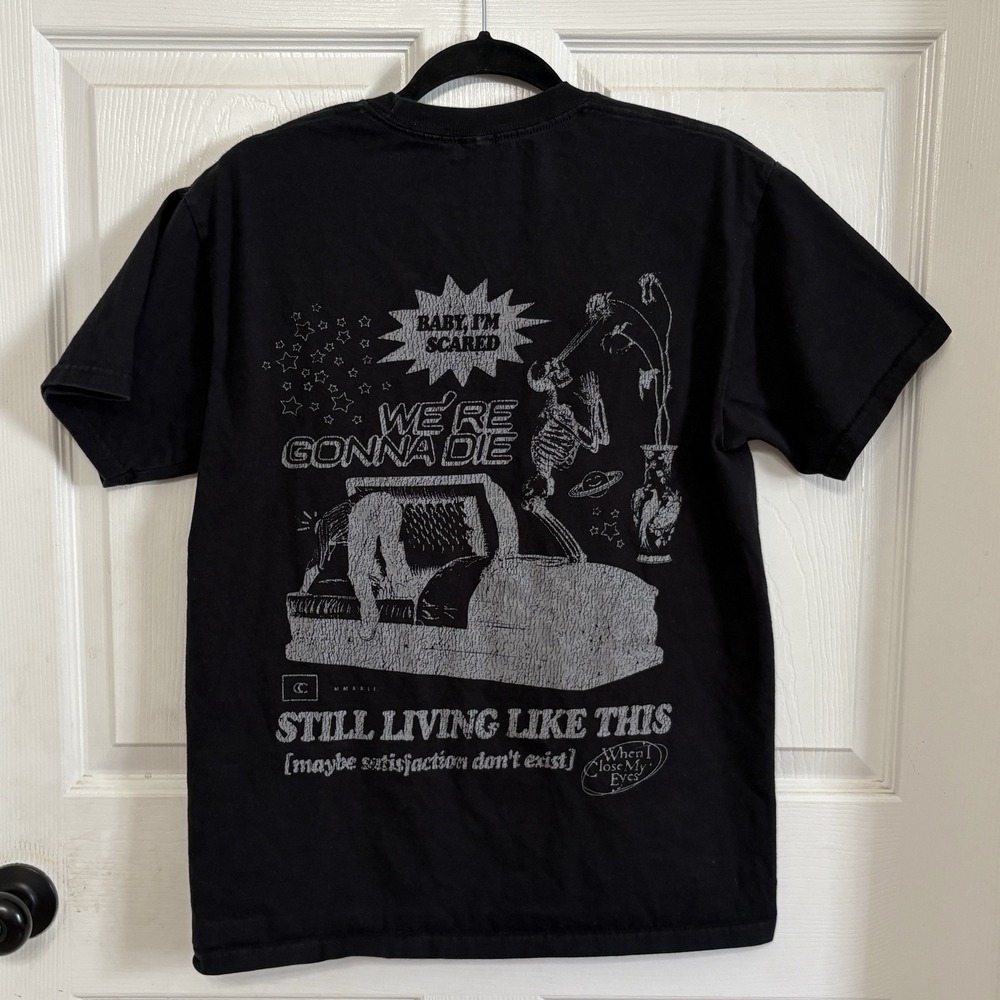 Chelsea Cutler Still Living Like This T-Shirt Medium Black Graphic Band Tour '22